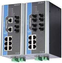 Защищенные коммутаторы MOXA серии PT-500  