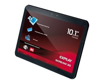 Scream 3G: новый планшет от компании Explay  