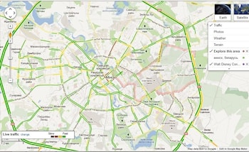 Отслеживание траффика через Google Maps: теперь и в Минске