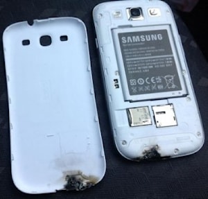 Samsung Galaxy S III огнеопасен?