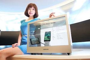 Samsung разработала прозрачный экран