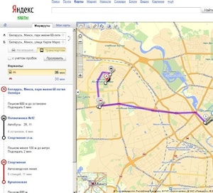 Большое обновление на Яндекс.Картах Беларуси