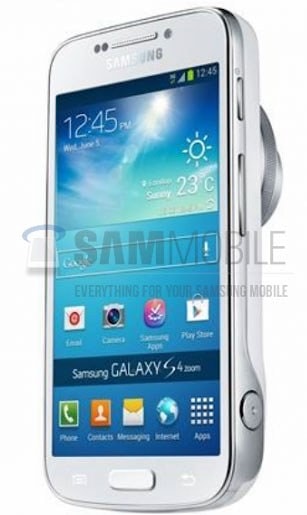 Первые фото смартфона Samsung Galaxy S4 Zoom