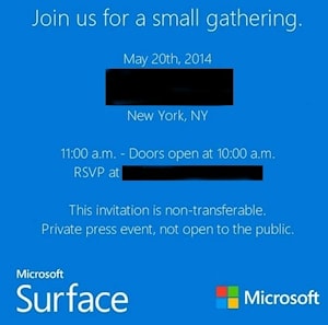 Microsoft готовит анонс мини-версии Surface