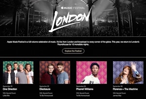 Apple Music – новый музыкальный фестиваль в Лондоне