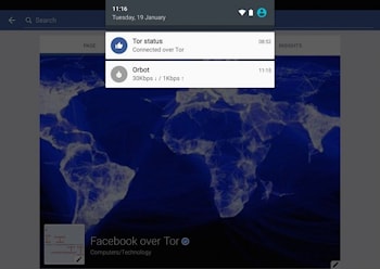 Facebook оснастила Android-клиент поддержкой Tor