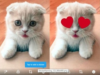 Twitter тестирует стикеры для фото