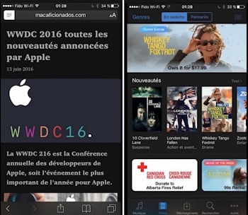 iOS 10 обладает «темным режимом»
