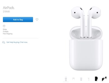 Стартовали продажи беспроводной гарнитуры Apple AirPods
