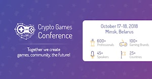 В октябре в Минске пройдет  конференция разработчиков криптоигр Crypto Games Conference