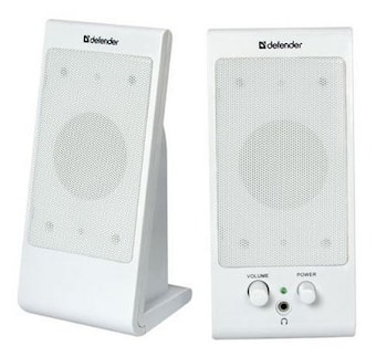 Стильная акустическая система Defender SPK-170 White USB  