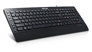 Мультимедийные клавиатуры DeLUX KA500U: удобство и стиль превыше всего  