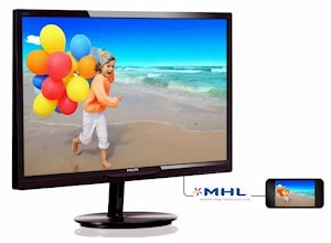 28-дюймовый Philips ЖК монитор с MVA экраном  