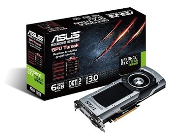 Представлена видеокарта ASUS GTX Titan Black  