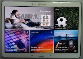 Samsung Galaxy Tab S «позирует» на фотографиях  