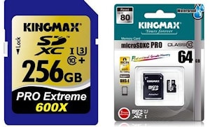 Новые карты памяти Kingmax поддерживают запись 4K2K  