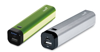 Портативные аккумуляторы Genius ECO- u267 и ECO- u527  