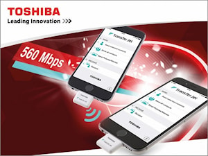 Toshiba TransferJet – адаптер для iPhone и iPad  