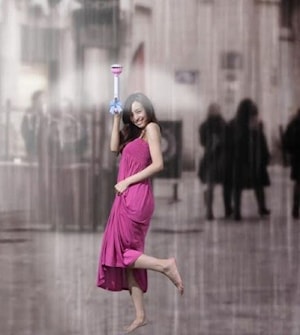 Невидимый зонтик укроет от дождя воздушными струями  