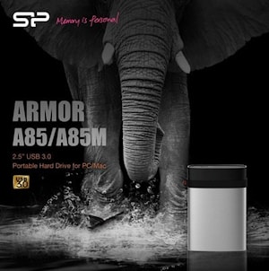 Портативные внешние жесткие диски Armor A85 и A85M от Silicon Power  