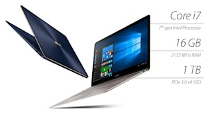 ZenBook 3 Deluxe – качественный ноутбук ASUS  