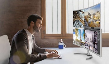 Дисплей Philips BDM4037UW: самый большой изогнутый 4K монитор на рынке  