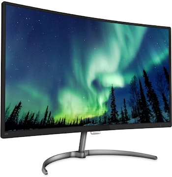 Изогнутый монитор Philips 278E8QJAB со сверхшироким цветовым охватом  