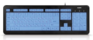 Клавиатура SVEN KB-C7300EL для полуночникаов  