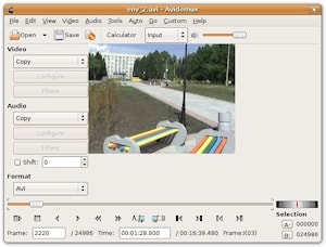 Avidemux: редактор видеофайлов  