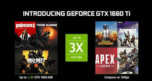 GeForce GTX 1660 Ti обеспечивает прирост производительности в любимых играх  
