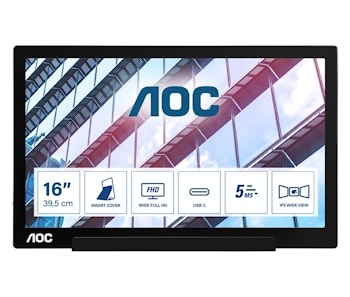 Портативный 15.6-дюймовый дисплей AOC I1601P  