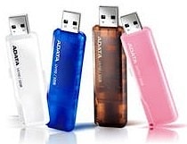 ADATA предложила серию USB флеш-накопителей с цветными корпусами  