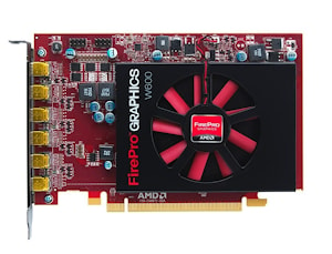 Видеокарты AMD FirePro W600 AMD для профессионального использования  