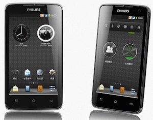 Philips W732: смартфон для двух SIM с расширенной батареей  