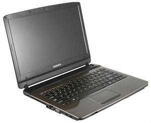 Стильный ноутбук с 14-дюймовым дисплеем Gigabyte Q2440  