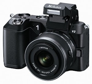 Компактная фотокамера со сменной оптикой Nikon 1 V2  