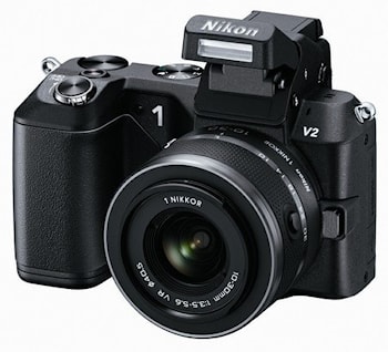 Компактная фотокамера со сменной оптикой Nikon 1 V2  