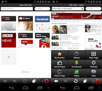 Инновации от Opera в Mini Next и Mobile 12  