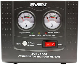 Тестирование сетевого стабилизатора SVEN AVR-1000 LCD с ультрашироким диапазоном входного напряжения и сравнение с некоторыми конкурентами  