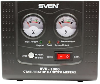 Тестирование сетевого стабилизатора SVEN AVR-1000 LCD с ультрашироким диапазоном входного напряжения и сравнение с некоторыми конкурентами  